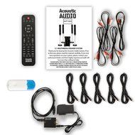 Acoustic Audio AAT1000 Tower 5.1 Speaker System with USB Bluetooth Optical Input and 5 Extension Cables