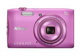 Nikon COOLPIX S3600 20.1 MP Digital Camera with 8x Zoom NIKKOR Lens and 720p HD Video (Red) (Discontinued by Manufacturer) N11