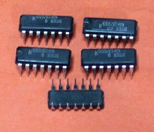 IC / Microchip K555LE1 analogue SN74LS02, SN74LS02N USSR 20 pcs