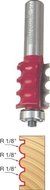 Freud 80-572 1/8-Inch Radius Triple Beading Router Bit with 1/2-Inch Shank by Freud