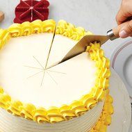 Cake Boss 2 Piece Tools and Gadgets Plastic Cake Slice Marker Set, Red N3