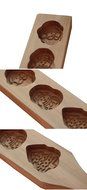 D-Sun Santa Claus Christmas Tree Design Wooden Moon Cake Steamed Pumpkin Pie Pasta Rice Cake Green Bean Cake Wooden...
