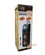 QFX PBX-412200BTD BATTERY POWERED PA SPEAKER W/ 9" DISPLAY