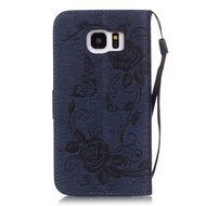 Samsung Galaxy S7 Edge Case, UNEXTATI Wallet Case for Samsung Galaxy S7 Edge, PU Leather Case with Wrist strap... N377