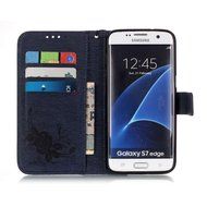 Samsung Galaxy S7 Edge Case, UNEXTATI Wallet Case for Samsung Galaxy S7 Edge, PU Leather Case with Wrist strap... N378