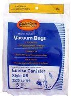Package of 3 Replacement Eureka Style UB Bags