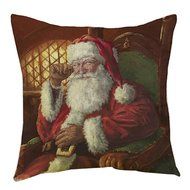 Pillow Cover,Haoricu Retro Vintage Santa Claus Printing Christmas Sofa Bed Home Decor Pillow Case Cushion Cover... N7