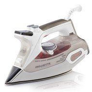 Rowenta DW9081 Steamium 1800-Watt Electronic Steam Iron Stainless Steel Soleplate with Auto-Off, 400-Hole, Brown N3