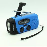 iRonsnow IS-088 Dynamo Emergency Solar Hand Crank Self Powered AM/FM/NOAA Weather Radio, LED Flashlight, Smart... N8