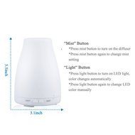 E-Diffuser Smart Aroma Essential Oil Diffuser&ndash; Bluetooth App Control Ultrasonic Cool Mist Humidifier with Timer... N6