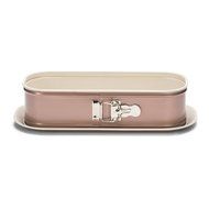 Patisse 03311 Ceramic Loaf Springform pan with Non-Stick Surface, Cream/Copper