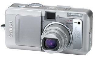Canon Powershot S60 5MP Digital Camera with 3.6x Optical Zoom N5