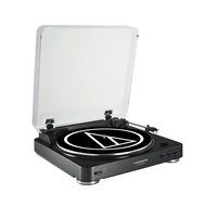Audio Technica AT-LP60BK-USB Fully Automatic Belt-Drive Stereo Turntable (USB &amp; Analog), Black N3