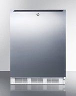 Summit AL750LBISSHH 24&quot; All-Refrigerator with 5.5 Cu. Ft. Capacity Lock Automatic Defrost Adjustable Thermostat...