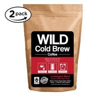 Cold Brew Coffee Kit, Brew-At-Home Wild Coffee Pouch made with Ground Organic Wild Coffee, Fair trade, Single-origin... N14