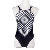 HOT Sale!Canserin Women Bohemia One-piece Geometric Bandage Swimsuit N3