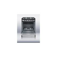 TNM61027BFRWY Professional 24" Gas Range With Four Sealed 9000 BTU Burners Oven Window Drop-Down N2