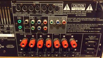 Denon AVR-1803 - A/V receiver with Dolby Digital EX, DTS-ES, and Pro Logic II (no remote) N2