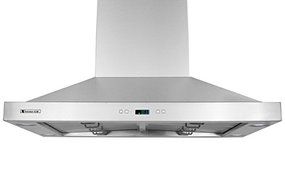 XtremeAir PX05-I36 Island Mount Range Hood with 900 CFM Baffle Filters/Grease Drain Tunnel, 36" N2