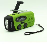 iRonsnow IS-088 Dynamo Emergency Solar Hand Crank Self Powered AM/FM/NOAA Weather Radio, LED Flashlight, Smart... N19