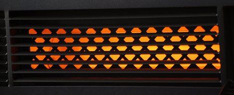Lifesmart Easy Large Room Infrared Fireplace Includes Deluxe Mantle In Burnished Oak &amp; Remote N4