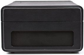 Crosley CR6250A-BK Keepsake Deluxe Portable and Adjustable USB Turntable with Built-in Preamp, Black N3