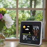 La Crosse Technology 308-146 Atomic Wireless Color Forecast Station with Dew Point, Heat Index, USB charging... N5