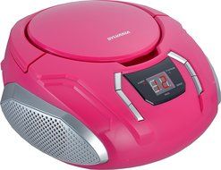 Sylvania Portable CD Boombox with AM/FM Radio (Black) N15