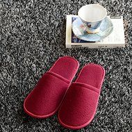 1 Pair Hotel Travel Disposable Slippers Home Guest White Red Blue Slippers N6