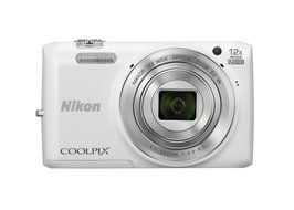 Nikon COOLPIX S6800 16 MP Wi-Fi CMOS Digital Camera with 12x Zoom NIKKOR Lens and 1080p HD Video (White) (Discontinued... N6