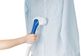 SALAV Professional Series GS60-BJ Wide Bar Garment Steamer with 360 Degrees Swivel Hanger, 1500 W, Gray N10