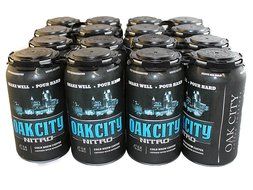 Oak City Nitro - Cold Brew Coffee, Infused with Nitrogen (Original, 4-Pack) N6