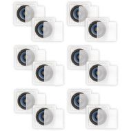 Blue Octave LS62 In Wall or In Ceiling 6.5" Speakers Home Theater 2-Way Square 6 Pair Pack