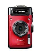 Olympus Stylus TG-2 iHS Digital Camera with 4x Optical Zoom and 3-Inch LCD (Red) (Old Model) N5