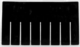 Akro-Mils 41224 Short Divider for 33224 Akro-Grid Slotted Divider Plastic Tote Box, Pack of 6 by Akro-Mils