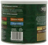 MJB Coffee 100% Colombian Ground, 23 Ounce N33