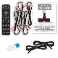 Theater Solutions TS521 Home 5.1 Speaker System with USB Bluetooth and 2 Extension Cables