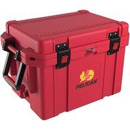 New PELICAN 32-45Q-CC-RED 45-Quart ProGear Elite Cooler (Red)