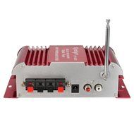 Mini Amplifier, ELEGIANT HiFi Digital Super Bass Stereo Audio Amplifier Support USB / SD / MMC Card Built-in FM... N3
