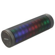 GINGOOD Touch Wireless Bluetooth V4.0 Portable Speaker with Colorful Pulsating LED Lights Silver N2