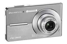 Olympus FE370 8MP Digital Camera with 5x Optical Dual Image Stabilized Zoom (Pink) N3
