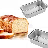DUFUSTORE 1pcs 0.7L Rectangle Aluminum Box Loaf Tin for Home Bread Cake Baking Bakeware