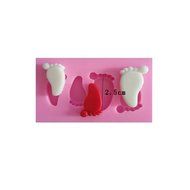 SHINA New Arrival Fondant Silicone Sugar Little Feet Shaped Cake Craft Mold For Your Baby N2