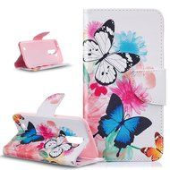 LG K10 Case,LG K10 Cover,ikasus Colorful Painted Premium PU Leather Fold Wallet Pouch Case Flip Stand Credit Card... N15