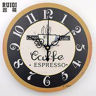 Fashion coffee wall clocks absolutely silent wall clock home decor unique kitchen wall clock modern design
