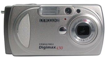 Samsung Digimax 430 4MP Digital Camera with 3x Optical Zoom