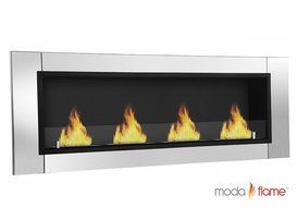 Moda Flame Wraith Ventless Bio Ethanol Wall Mounted Fireplace N8