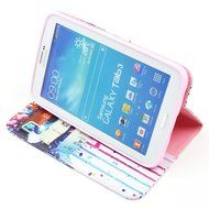 Galaxy Tab 3 7.0 Case, Firefish Kickstand Feature High Quality PU Leather Wallet with Card Slots Damage Resistance... N10