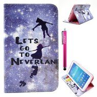 Galaxy Tab 3 7.0 Case, Firefish Kickstand Feature High Quality PU Leather Wallet with Card Slots Damage Resistance... N12