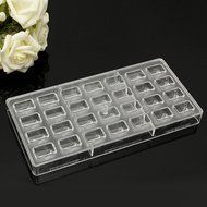 Rectangular Plastic Boxes DIY Chocolate Soap Cake Mold Candy Cookie Pudding Craft Tools
